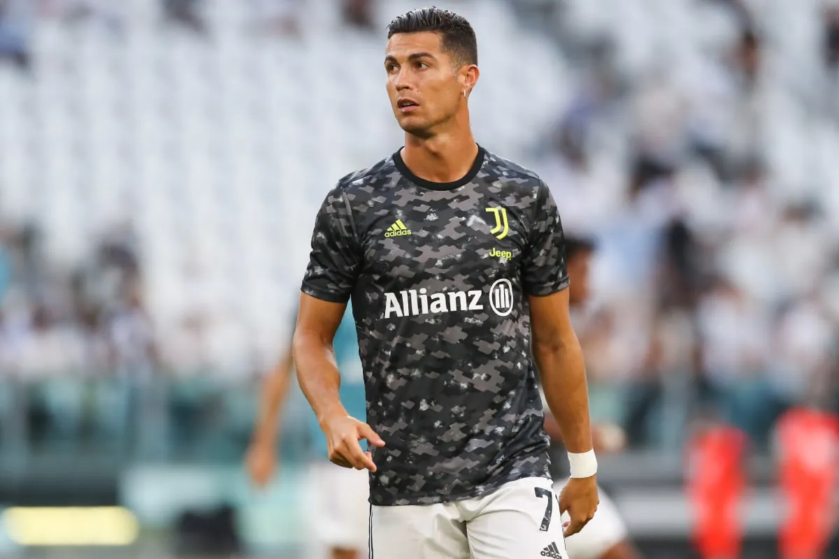 Cristiano Ronaldo con la indumentaria de Juventus