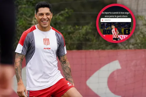 El hijo de Enzo Pérez le dedicó una chicana a Boca