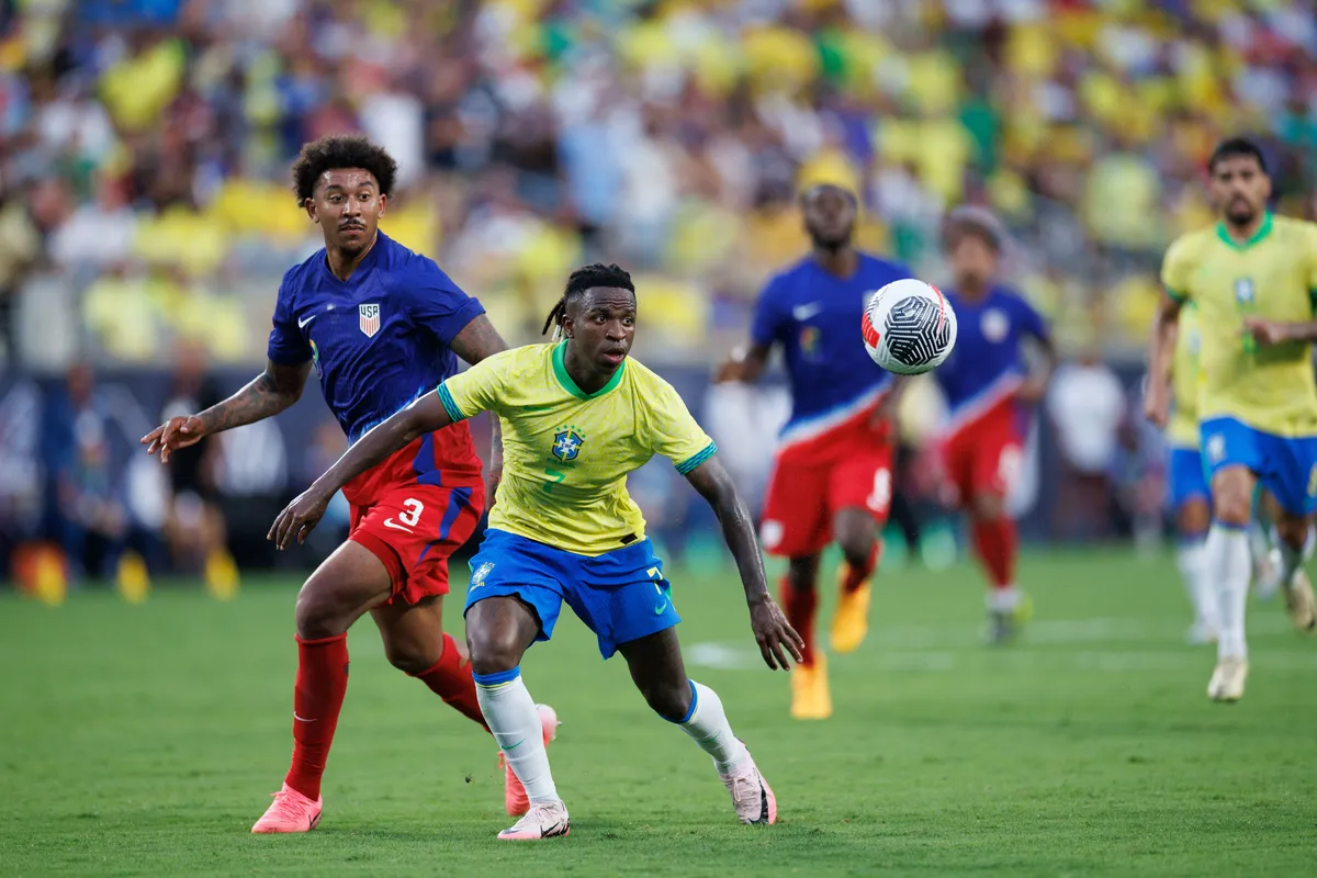 Soccer: Continental Clasico-Brazil at USA