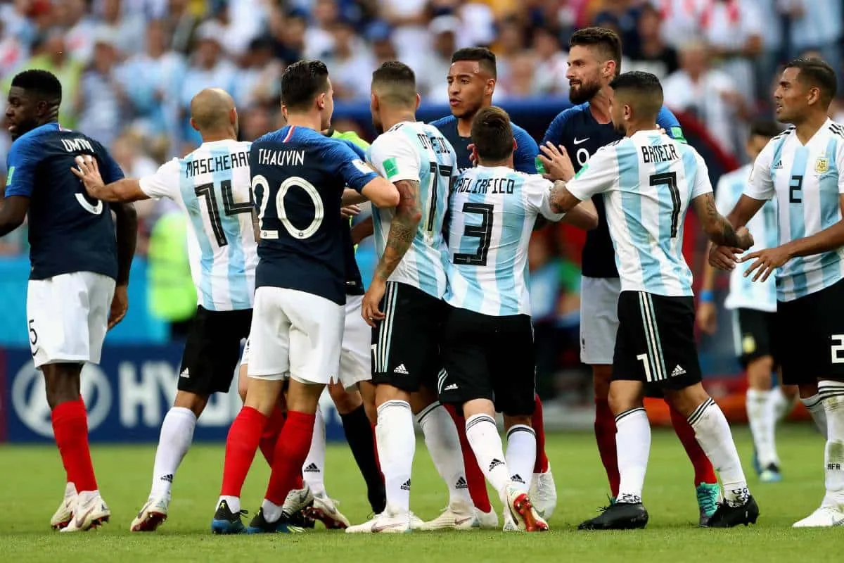 Argentina y Francia en el Mundial 2018