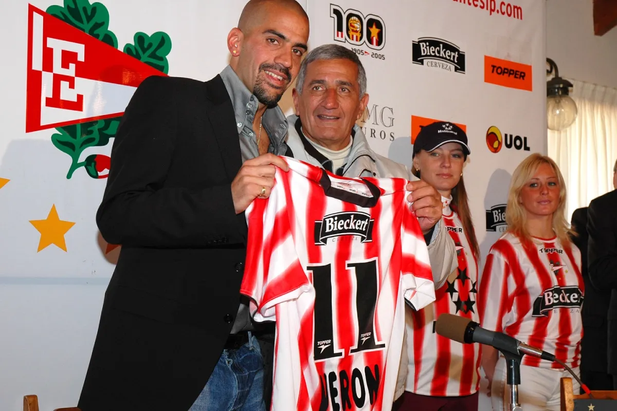 Juan Sebastián Verón, en su regreso a Estudiantes en 2006