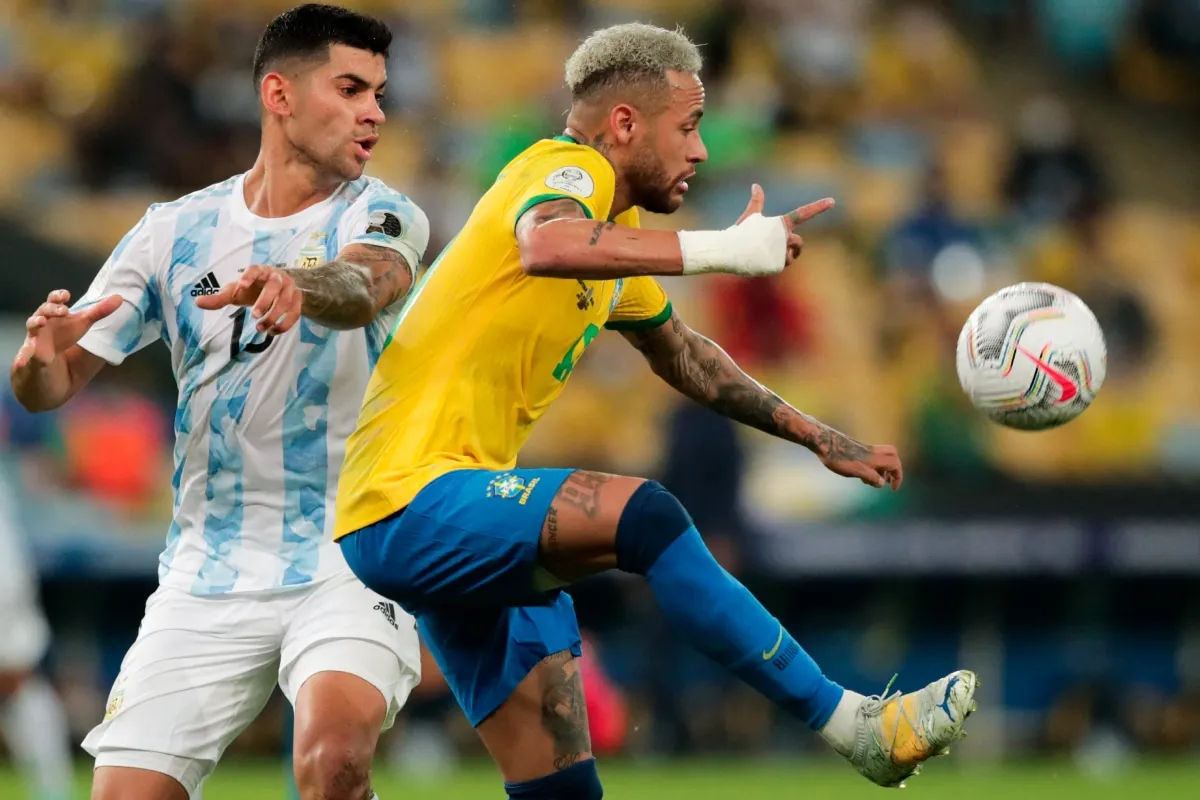 Cristian Romero en la Copa América 2021 con la Selección Argentina 