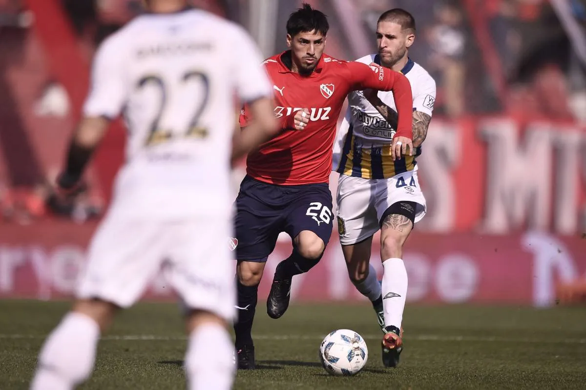 Kevin Lomónaco jugando en Independiente