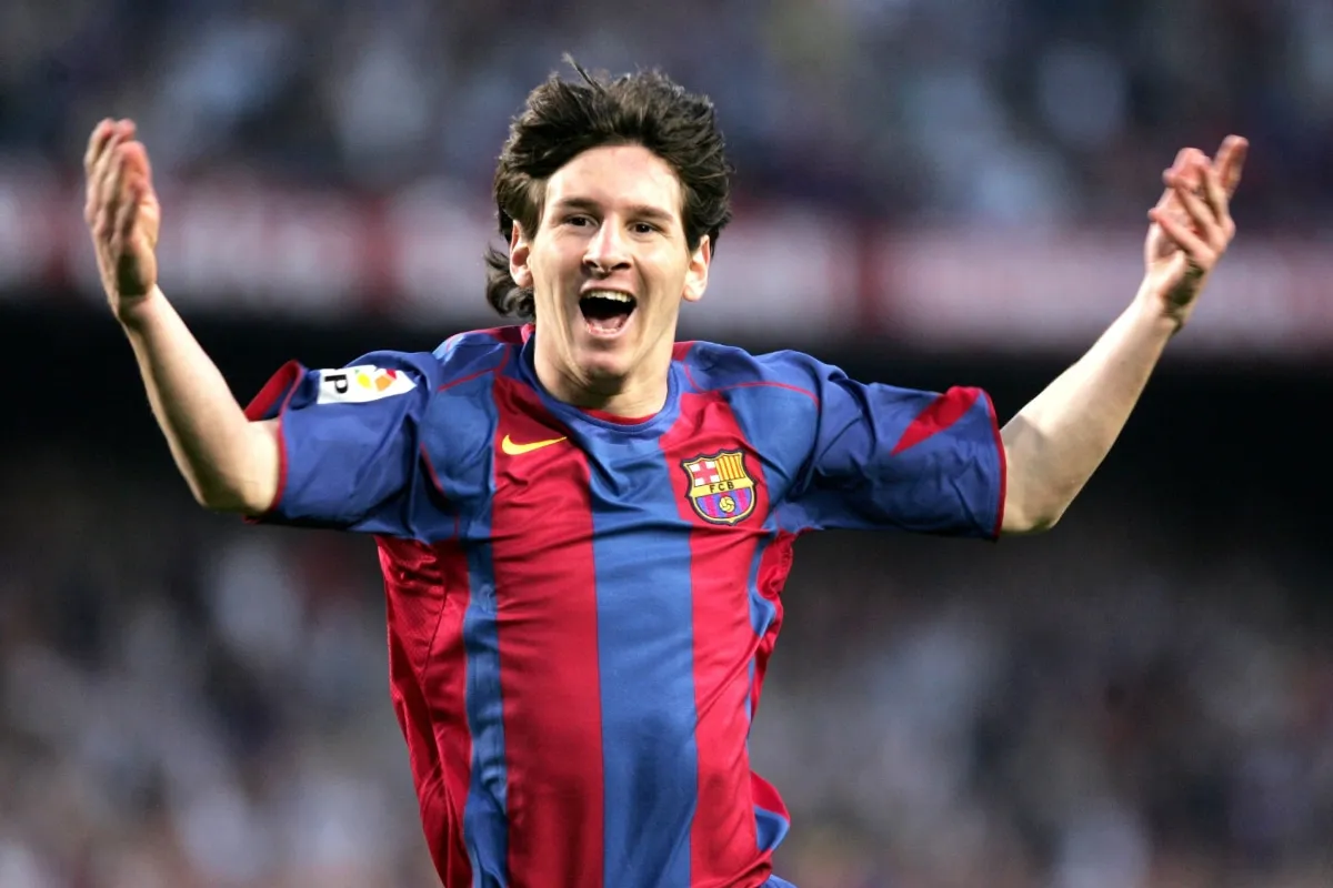 Lionel Messi, de joven en el Barcelona