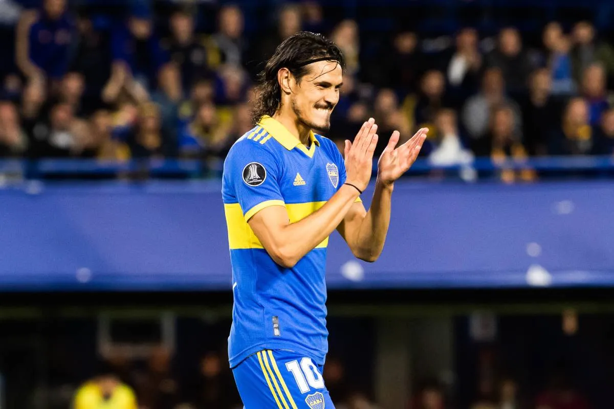 La lesión de Edinson Cavani en Boca