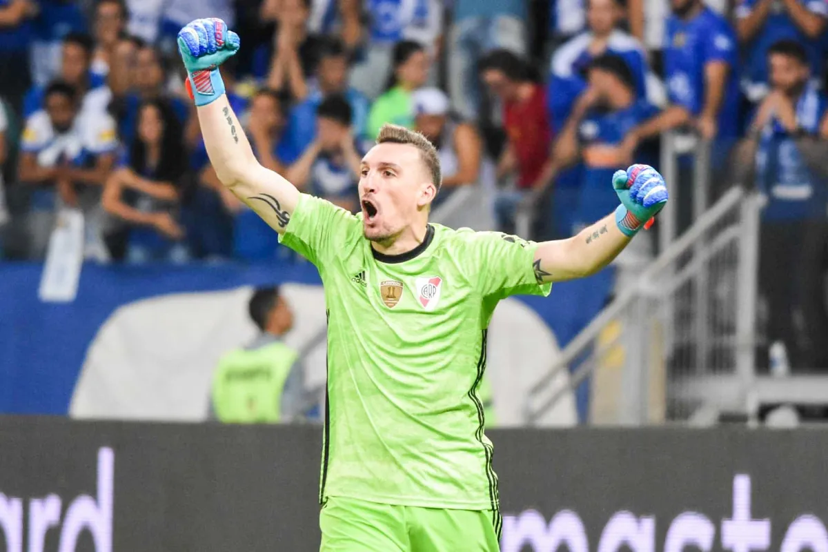 Franco Armani, multicampéon en River Plate
