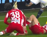 La tremenda patada que sacó de la cancha a Luka Romero