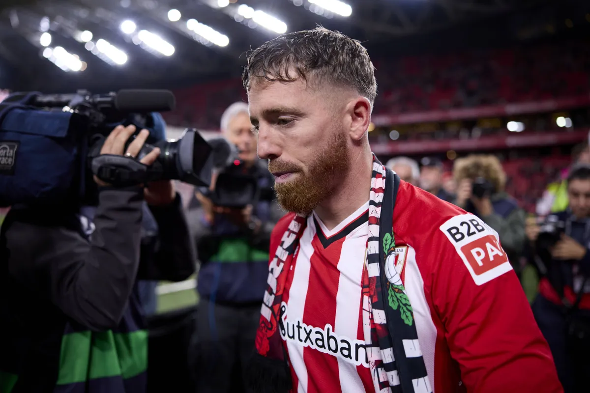 Athletic Club v Sevilla FC – LaLiga EA Sports Iker Muniain of Athletic Club looks on after the LaLiga EA Sports match be