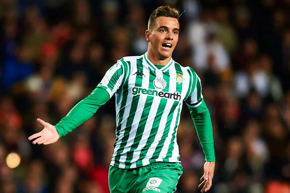 Giovani Lo Celso jugando en Betis