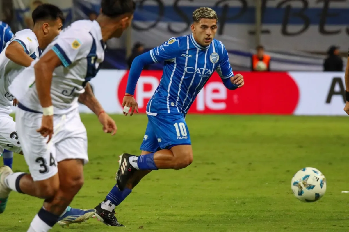 Hernán López Muñoz con la camiseta de Godoy Cruz