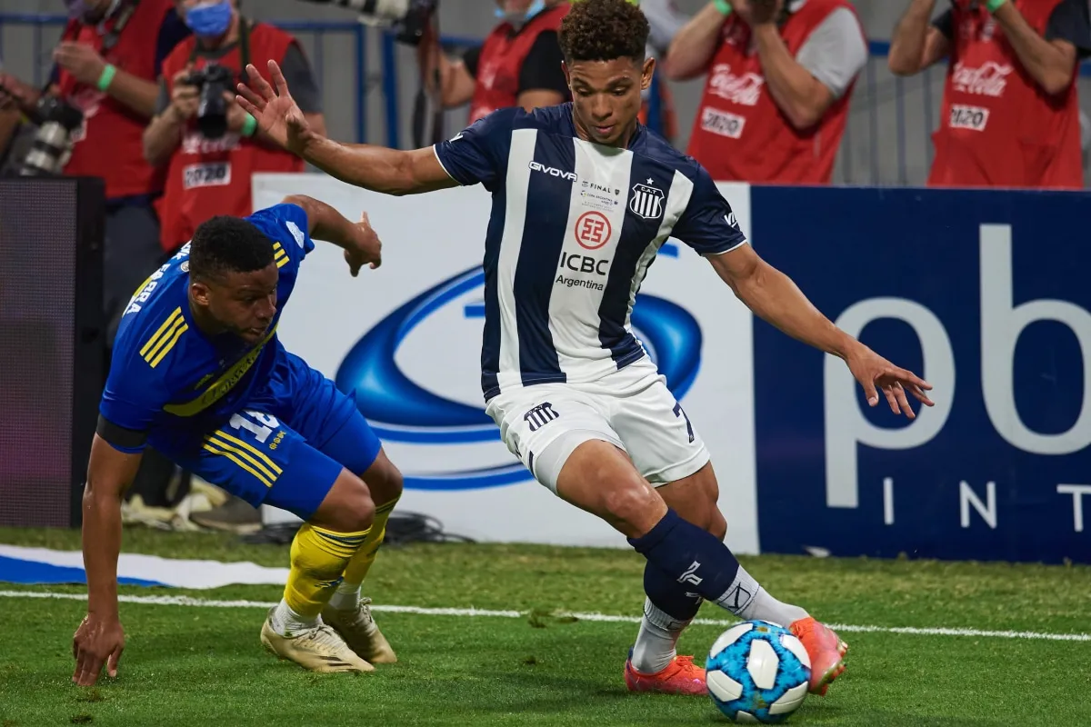 Boca y Talleres en la final de la Copa Argentina 2021