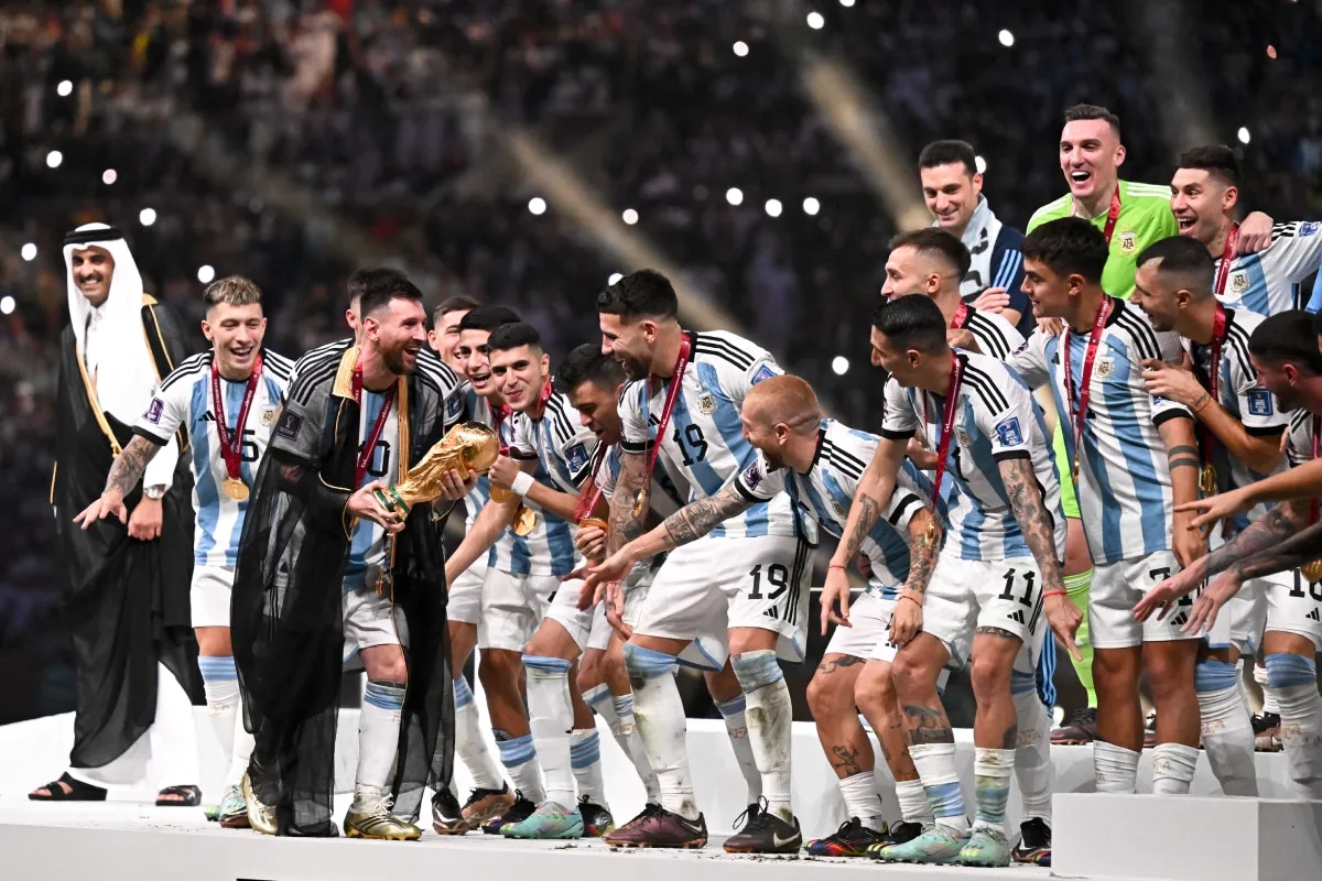La Selección Argentina campeona del mundo en Qatar 2022