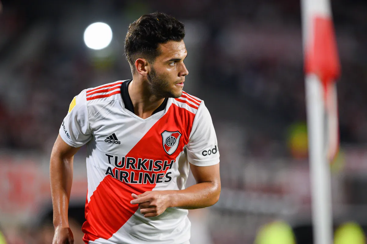 May 8, 2022, Buenos Aires, Argentina: Cristian Ferreira seen in action during a match between River Plate and Platense a