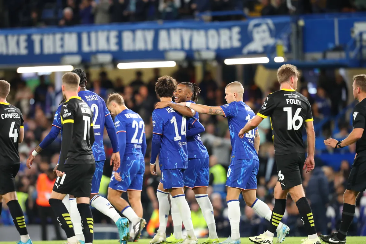 24th September 2024; Stamford Bridge, Chelsea, London, England; Carabao Cup Third Round Football, Chelsea versus Barrow;