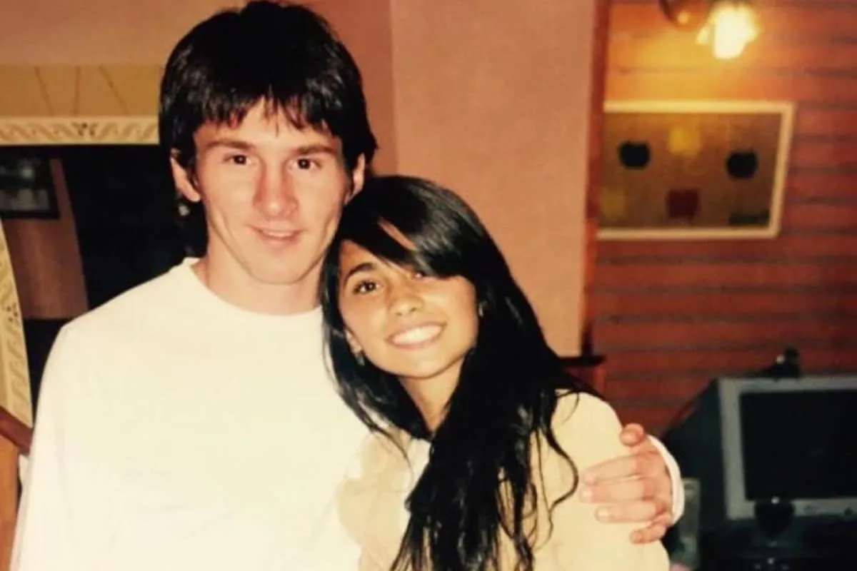 Antonela Roccuzzo y Lionel Messi, novios desde jóvenes