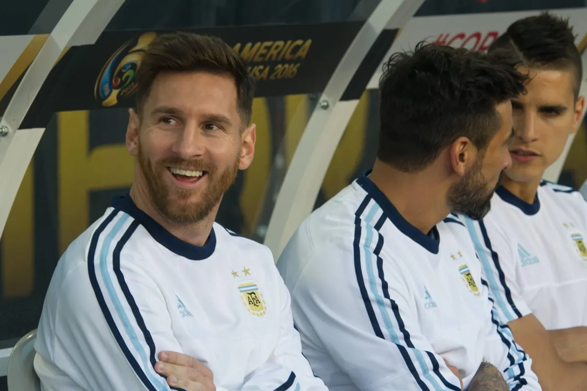 Lionel Messi, suplente en la victoria ante Chile en 2016