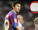 El DINERAL que piden por el primer “contrato” de Messi