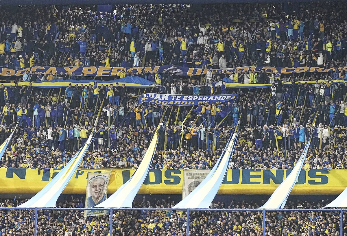 Hinchada de Boca Juniors – Boca Juniors vs Independiente del Valle – Copa Sudamericana 2024 – 24 de julio de 2024 – Play