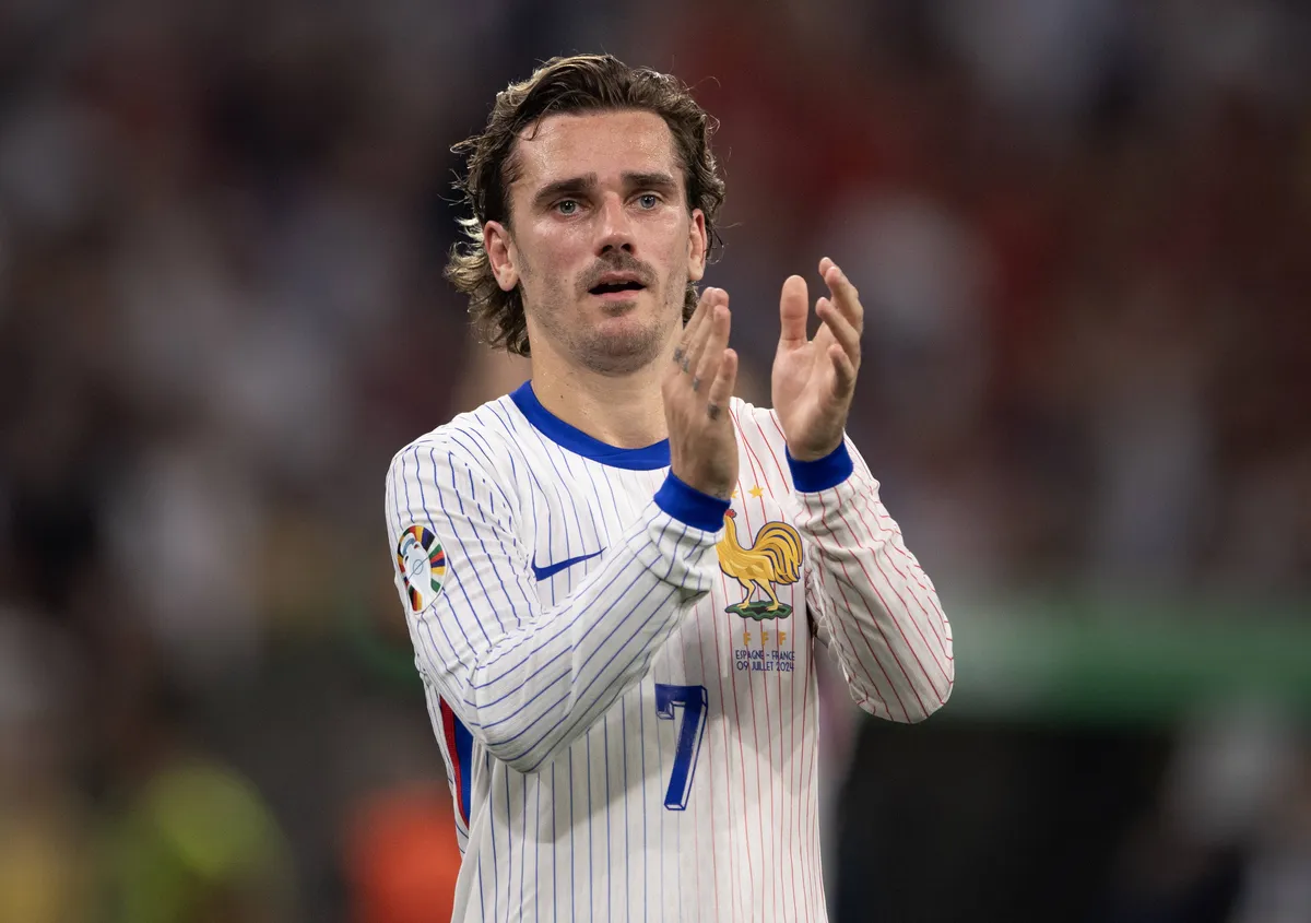 Spain v France: Semi-Final – UEFA EURO, EM, Europameisterschaft,Fussball 2024 MUNICH, GERMANY – JULY 9: Antoine Griezman