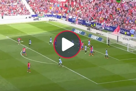 A lo Zidane: Rodrigo de Paul hizo el mejor gol de su carrera contra Celta de Vigo