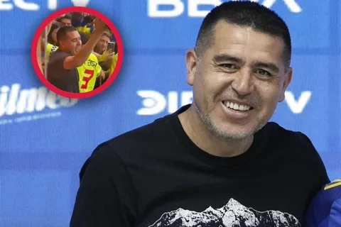Video inédito: Juan Román Riquelme festejó con los hinchas el triunfo ante River