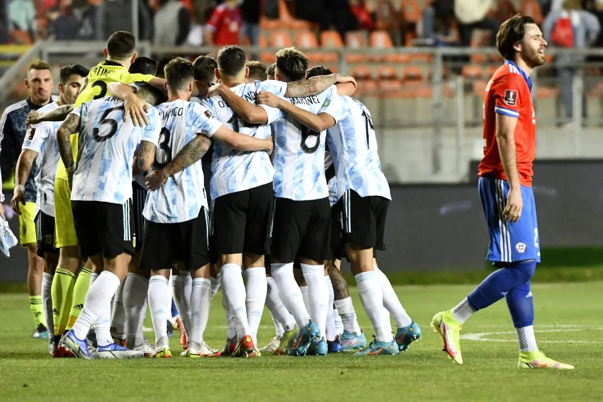 Argentina, con saldo positivo ante Chile en el historial