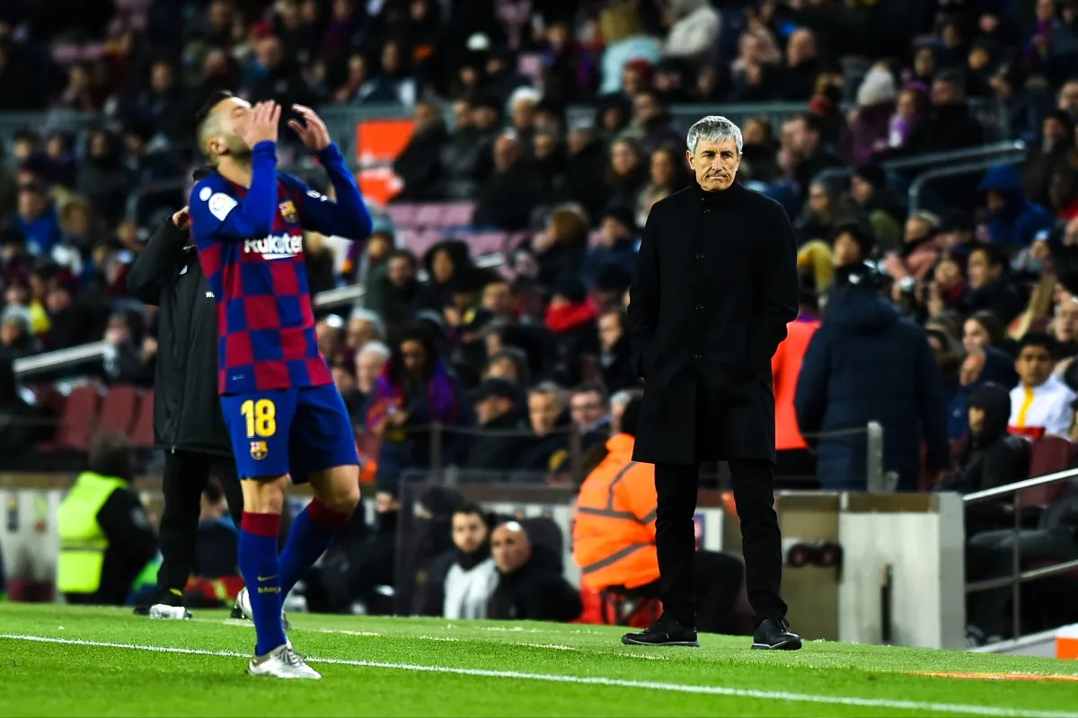 Quique Setién fue un fracaso en Barcelona