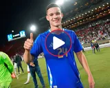 Video: Valentín Carboni se lució en su debut con la Selección Argentina con esta jugada