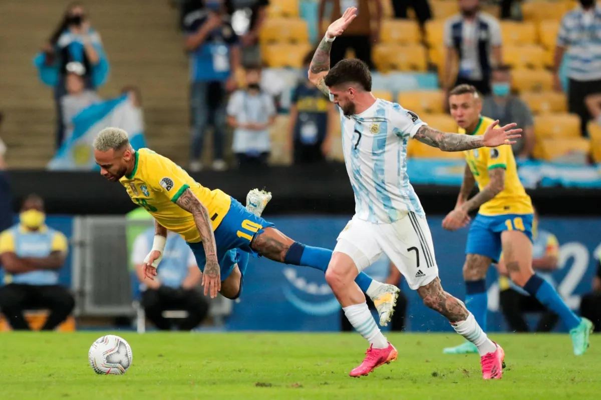 Rodrigo de Paul en la Copa América 2021 con la Selección Argentina 