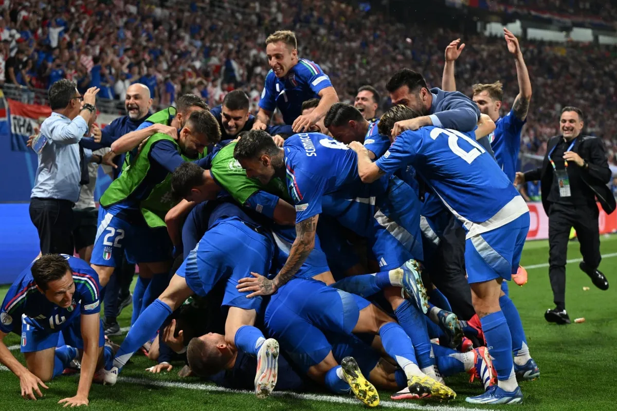 La Selección de Italia, vigente campeona del torneo