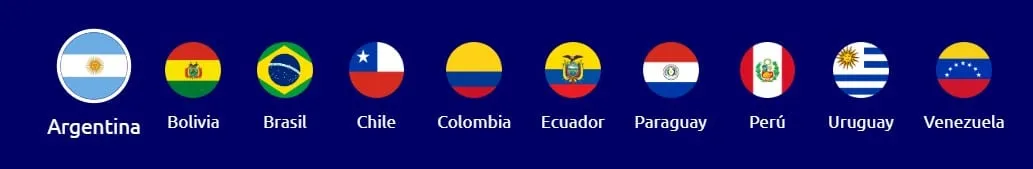 equipos sudamericana
