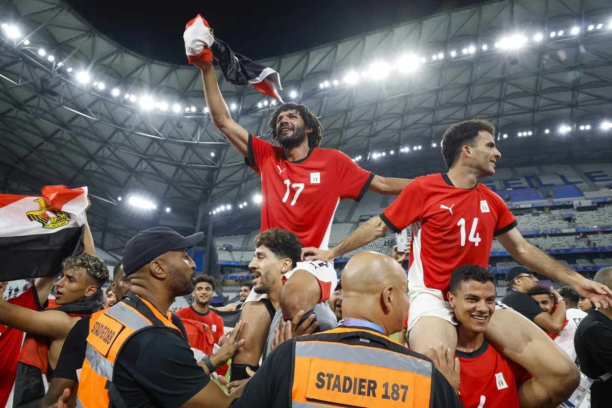 OLY JO Football hommes quart de finale match Egypte (EGY) – Paraguay (PAR) JEUX OLYMPIQUES PARIS 2024 PHOTOPQR/LA PROVEN