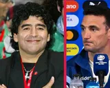 El día que Maradona usó una camiseta de Scaloni para jugar un partido amistoso