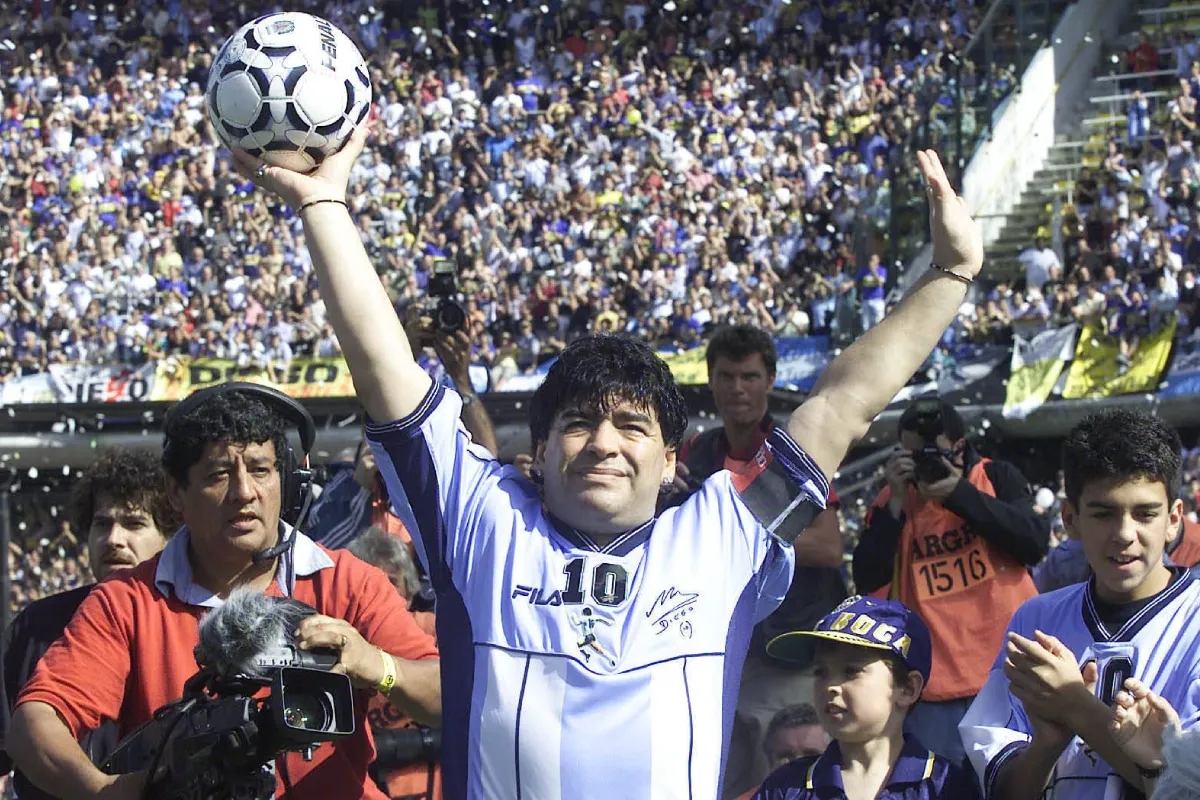 La despedida de Diego Armando Maradona en la cancha de Boca
