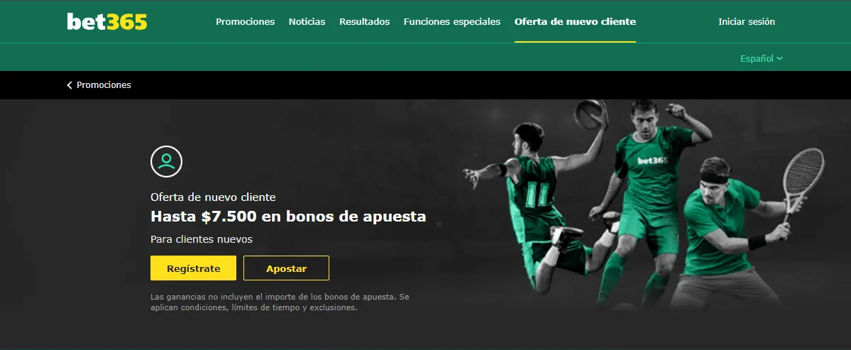 bono bienvenida bet365 argentina
