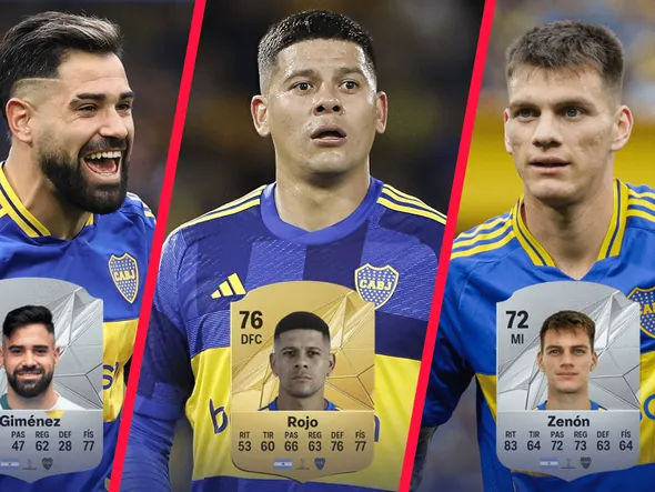 Las habilidades de los jugadores de Boca según las cartas del EA Sports FC 25