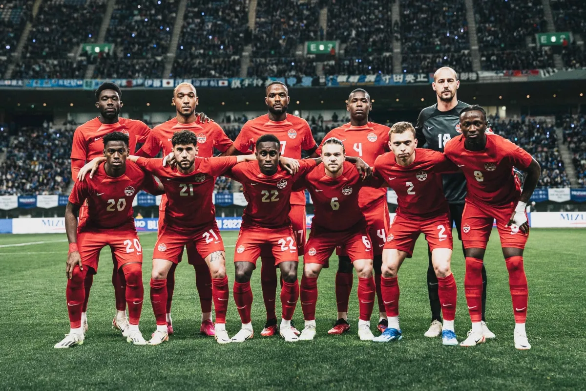 La Selección de Canadá dirigida por Mauro Biello