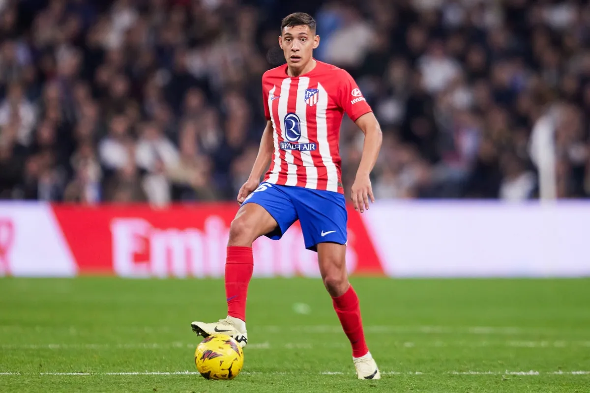 Nahuel Molina jugando en Atlético de Madrid