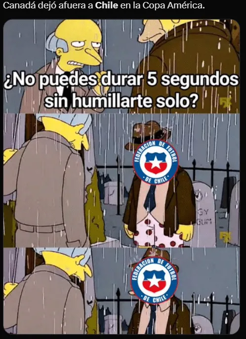 Meme de Twitter contra Chile 