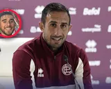 Izquierdoz y su palito para Toto Salvio en su presentación como refuerzo de Lanús: “Qué bien nos vendría”