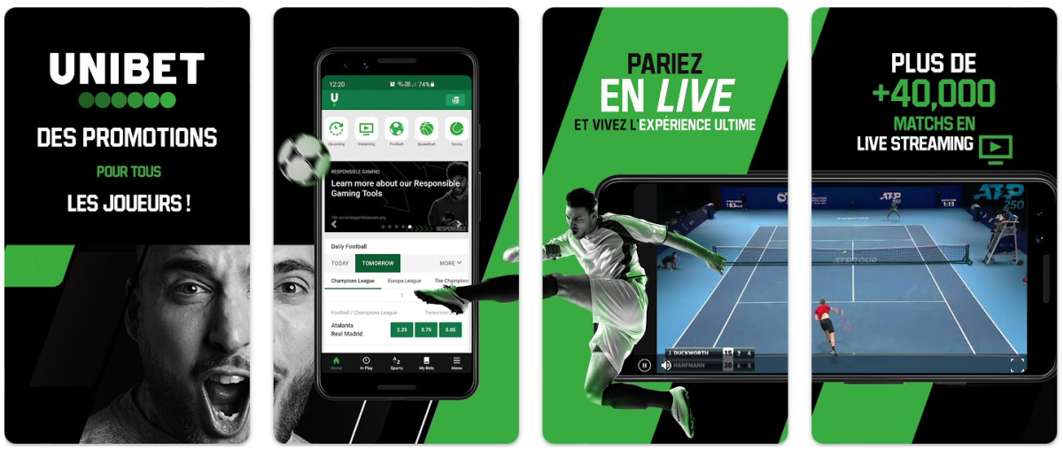 Application Unibet