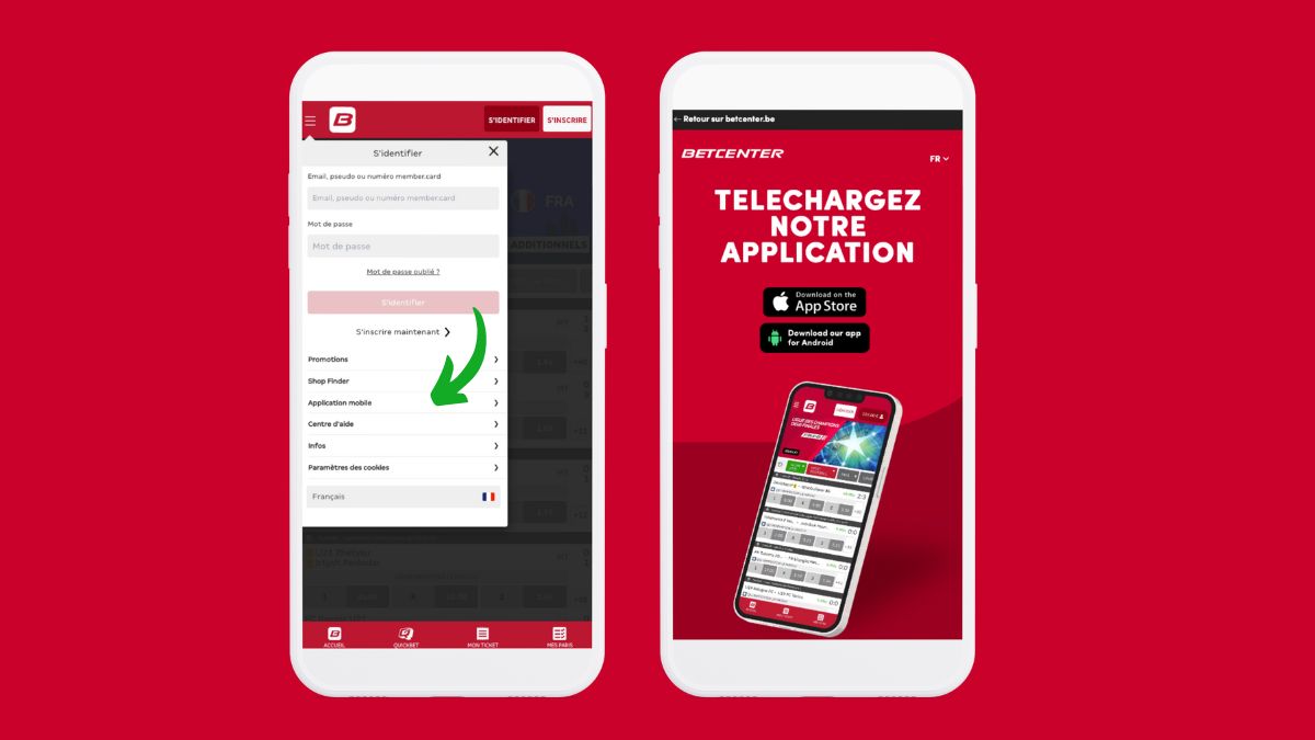 Télécharger l'application Betcenter