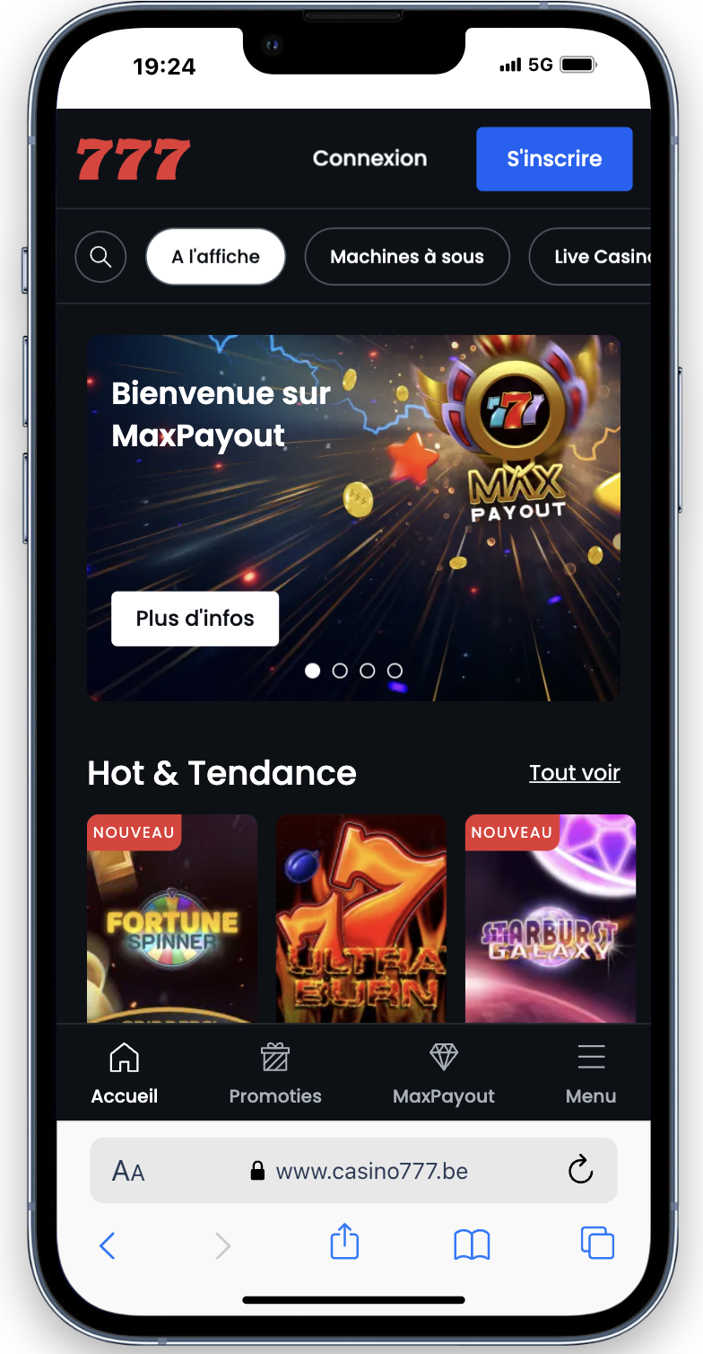 Casino777 meilleur casino en ligne