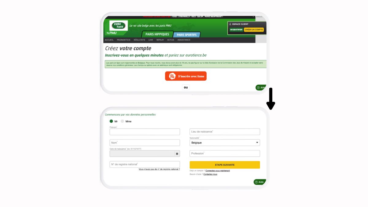 Sinscrire-sur-Eurotierce-mobile