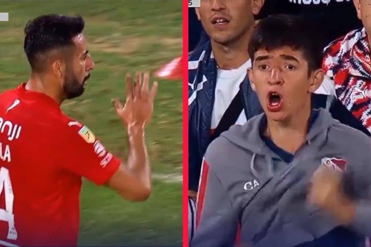 El fuerte cruce entre Mauricio Isla y un plateísta de Independiente