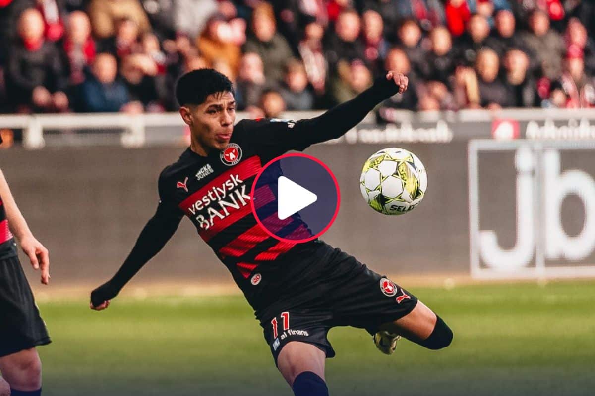 Video: El GOLAZO de Darío Osorio en el empate de FC Midtjylland ante Copenhague FC