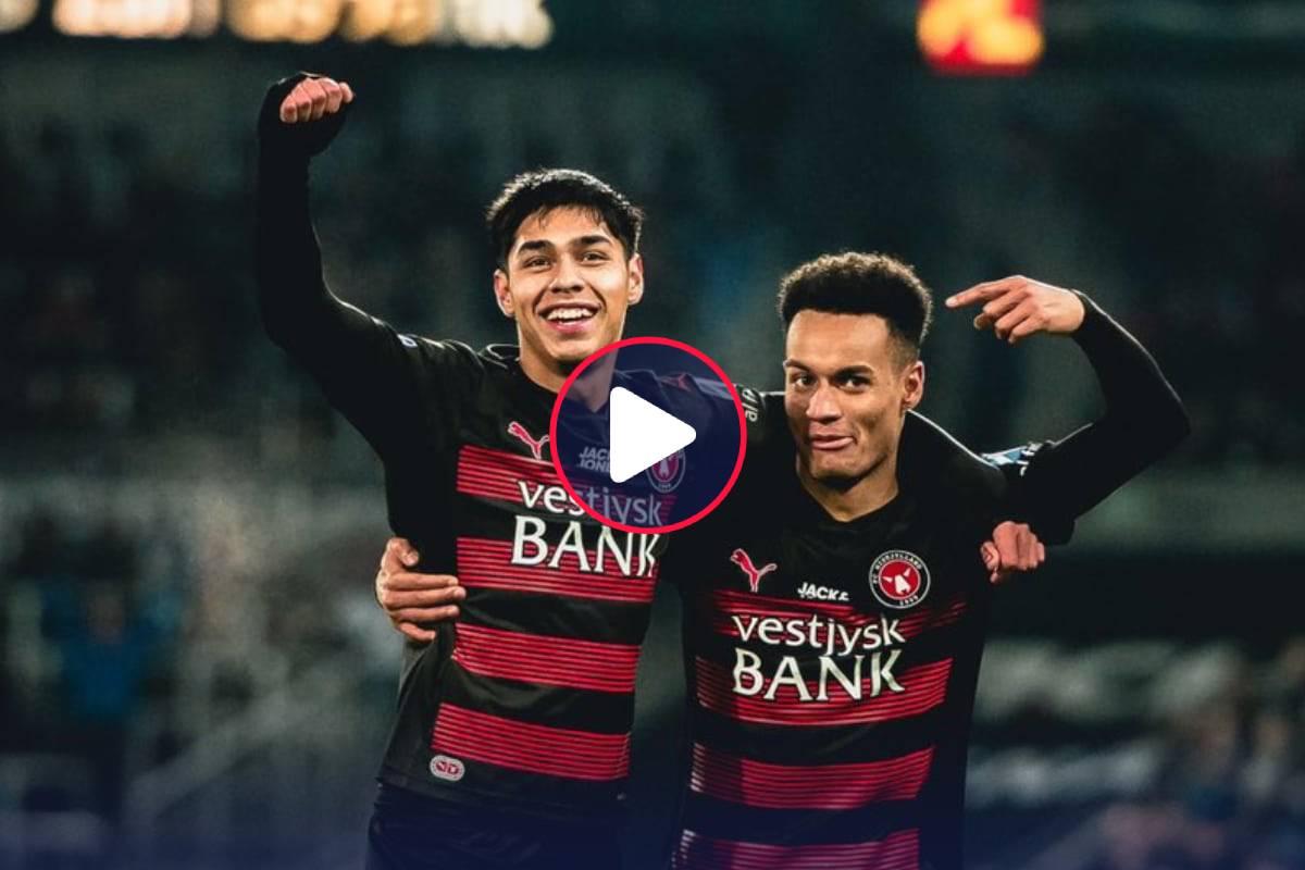 Video: La tremenda corrida de Darío Osorio en el gol de Midtjylland