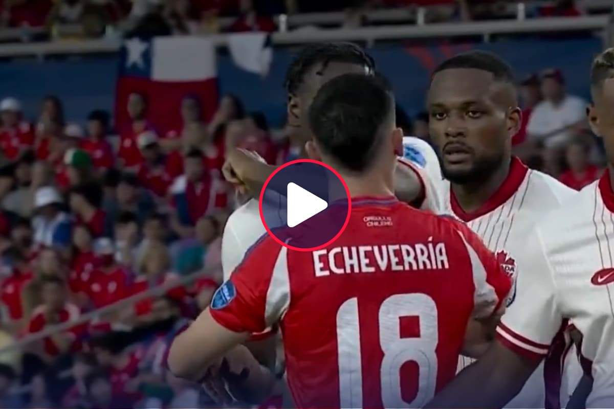 Copa América: el artero codazo a Rodrigo Echeverría que el VAR no revisó en Chile – Canadá
