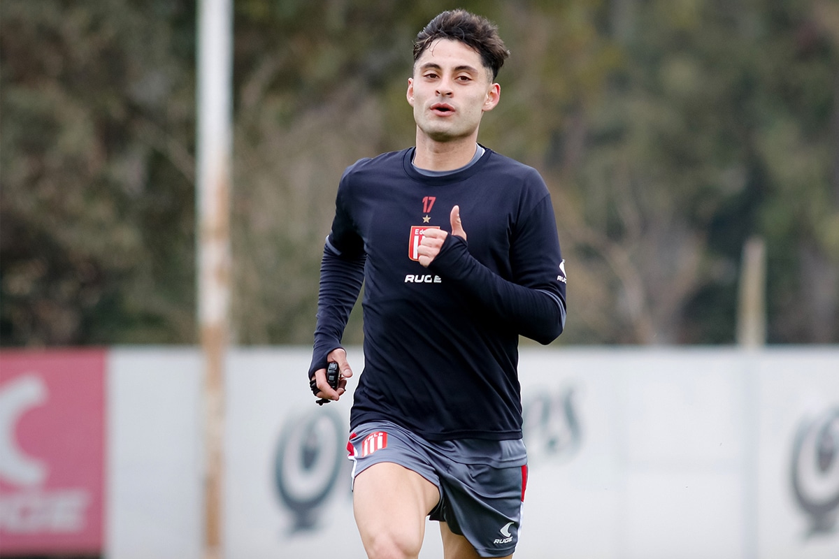 El emotivo regreso de Javier Altamirano a los entrenamientos de Estudiantes: “A la par”