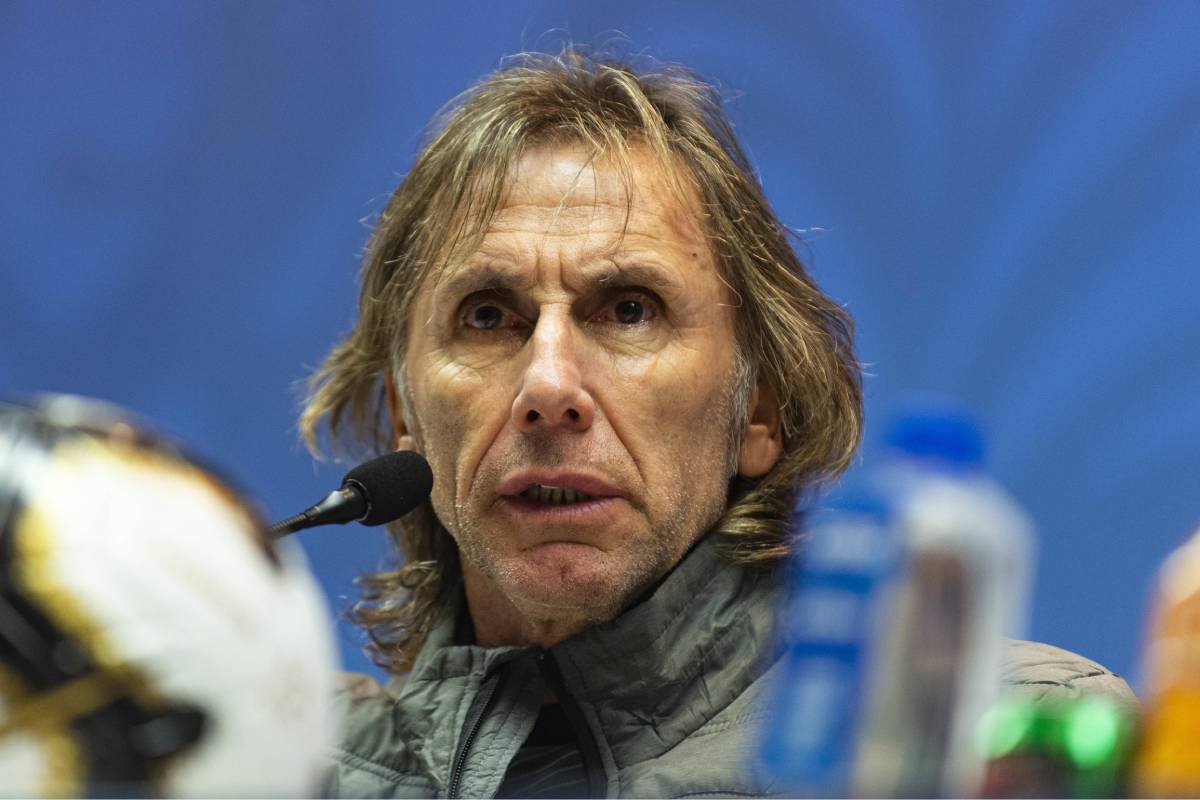 Ricardo Gareca en conferencia de prensa